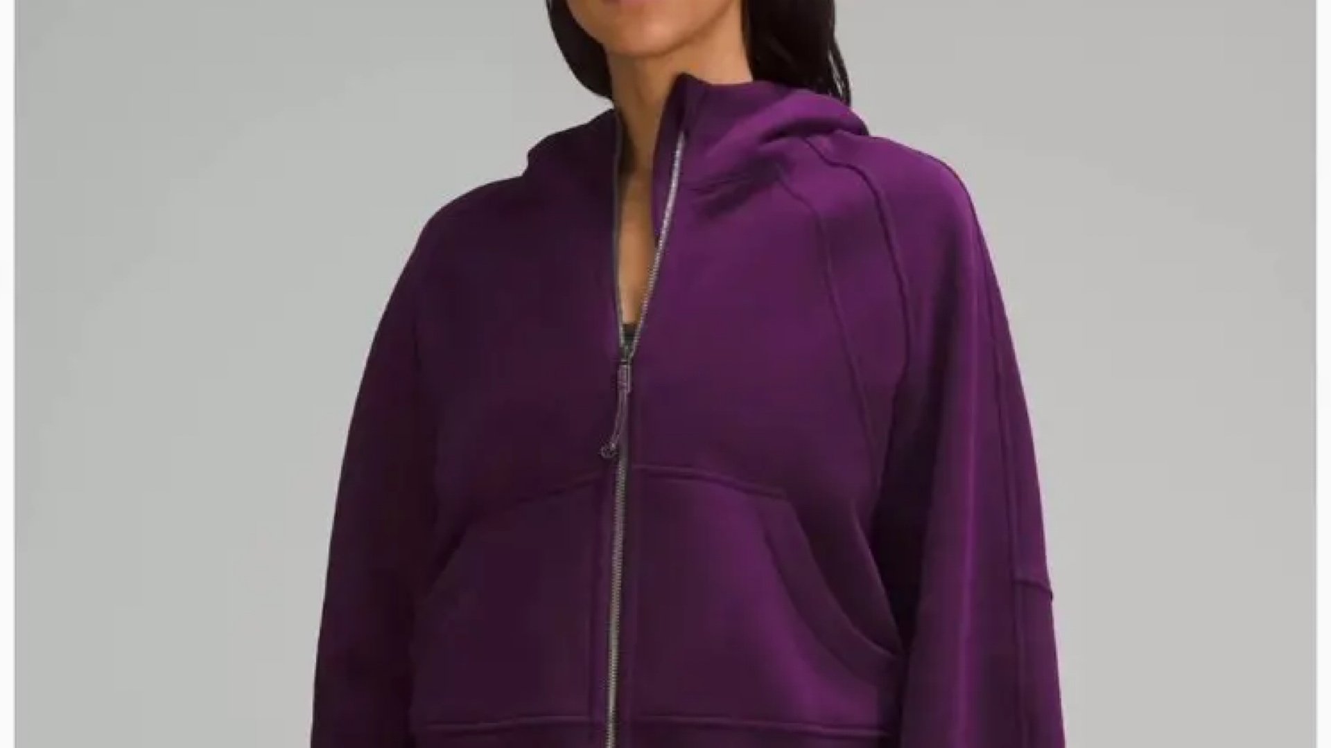 Lululemon Oversized Fullzip Scuba 卫衣