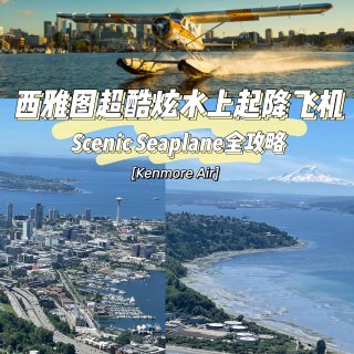西雅图玩乐｜超酷炫水上起降小飞机城市观景...