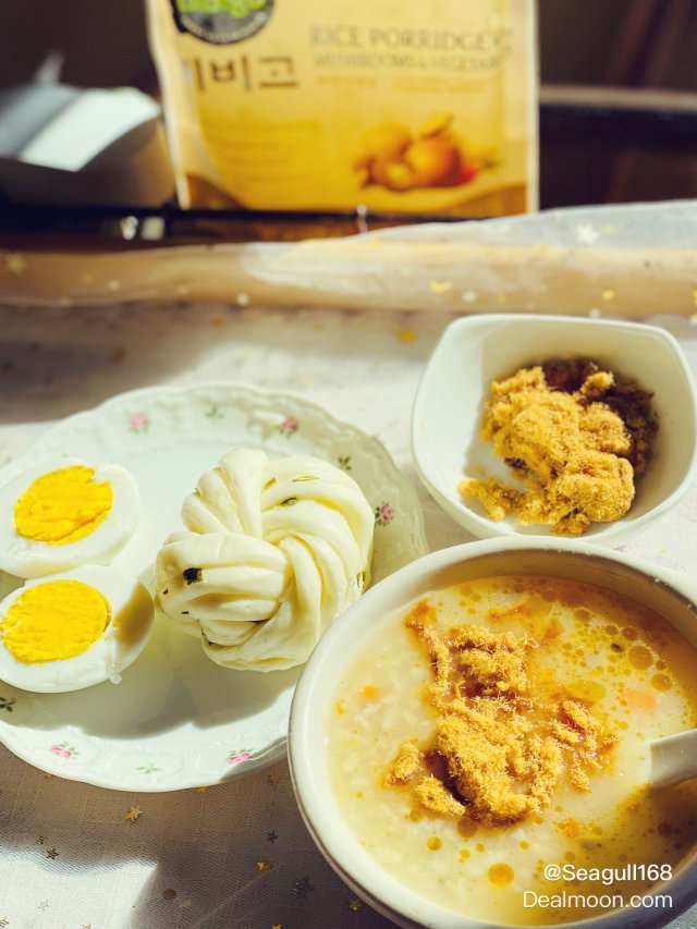 快手方便粥：蘑菇🍄蔬菜粥🥣