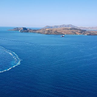 爱琴海上的米岛和圣岛...