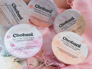 清新健康、低糖低脂的Chobani greek yogurt