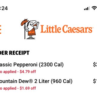 little Caesar’s五块钱披萨...