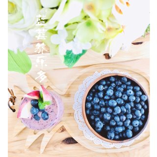自制：高颜值又健康的《蓝莓养乐多奶昔》，...
