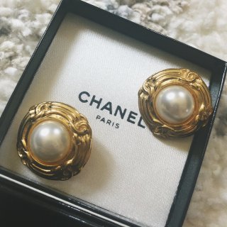 Chanel 香奈儿,Vintage,复古耳环