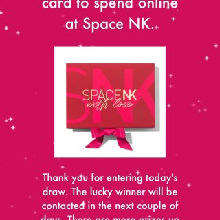 Space NK圣诞倒数抽奖🎄Day 2...