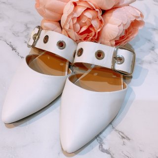 🌈白色：bleecker&bond穆勒鞋...
