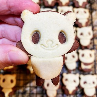 🐼本周自制小甜品｜小熊猫饼干（小朋友的最...
