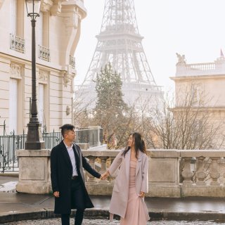 巴黎 💍 Engagement phot...
