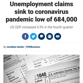 申请首次失业救济的美国人数量降至自疫情以...