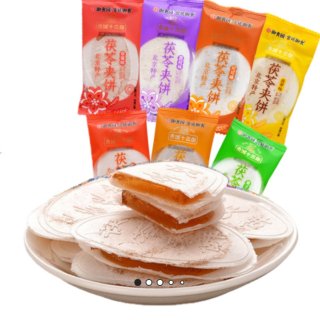 御食园老北京风味茯苓夹饼六种口味混合装120克 (促销) - 亚米