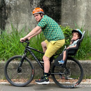 自行车改造完成✅八月的快乐是带娃骑行给的...