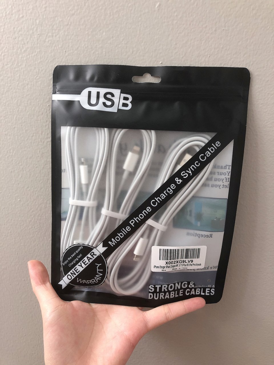 iPhone Charger 3 Pac...