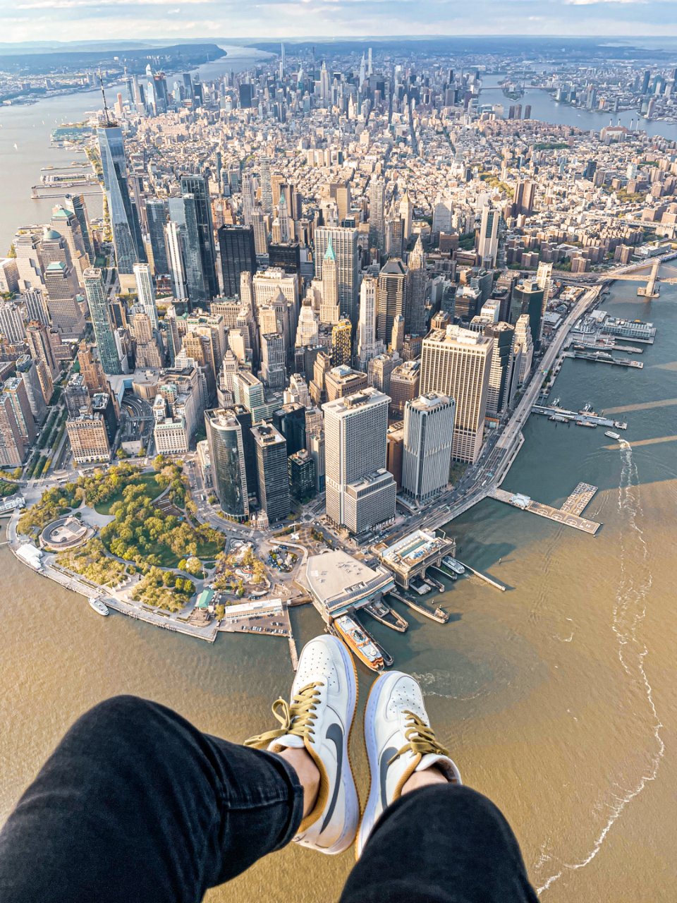 纽约｜无门直升机🚁俯瞰纽约这座城...