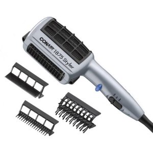 $13.19(原价$32.98) Conair 3-in-1 Ionic Styler 三合一吹风机,附带3个刷头,Model SD6X