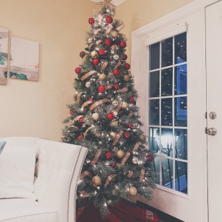传统金红色圣诞树🎄 ✨Make a Wi...