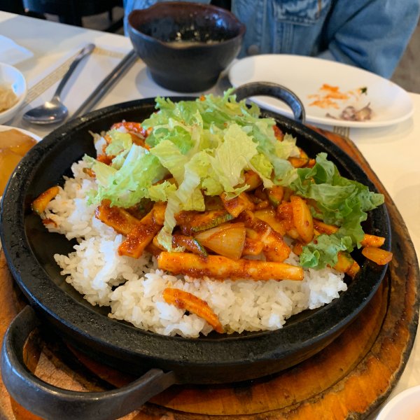 Spicy Squid bibimbap