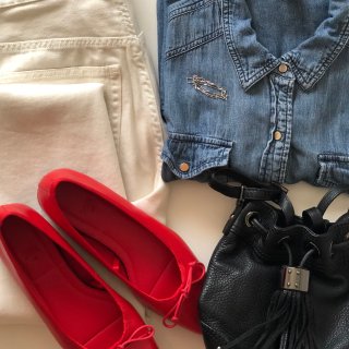 初印象 | 红色单鞋 ...