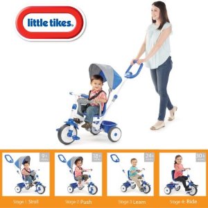 Little Tikes 四合一散步推车/儿童三轮自行车