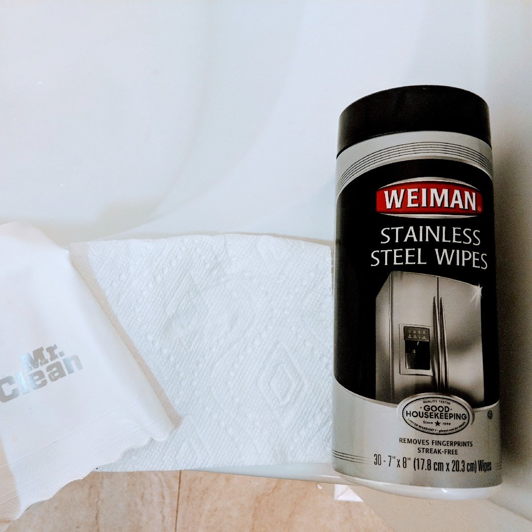 #Weiman 不鏽钢清洁湿巾效果测评