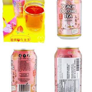 YAMI 亚米,POKKA 百佳,新加坡POKKA 水蜜桃乌龙茶 300ml