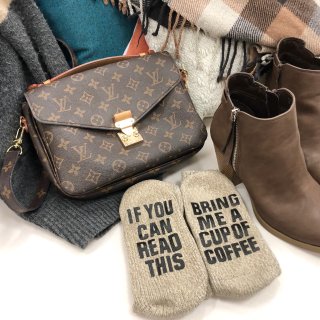 咖啡系♥包包鞋子一個色...