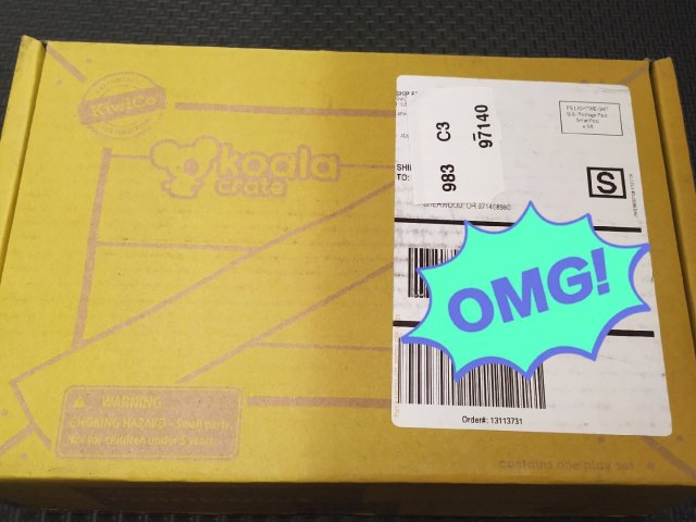 第一个Kiwico Box 到啦