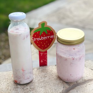 草莓系列1⃣️｜点亮好心情的草莓牛奶🍓🥛...