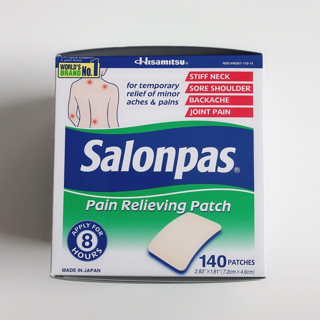 拒绝肌肉痛就要SALONPAS镇痛贴...
