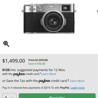 富士新相机X100VI，$1499巨款买...