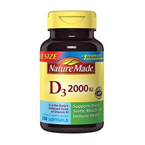 Nature Made 维他命D3钙 2000 IU 250片，