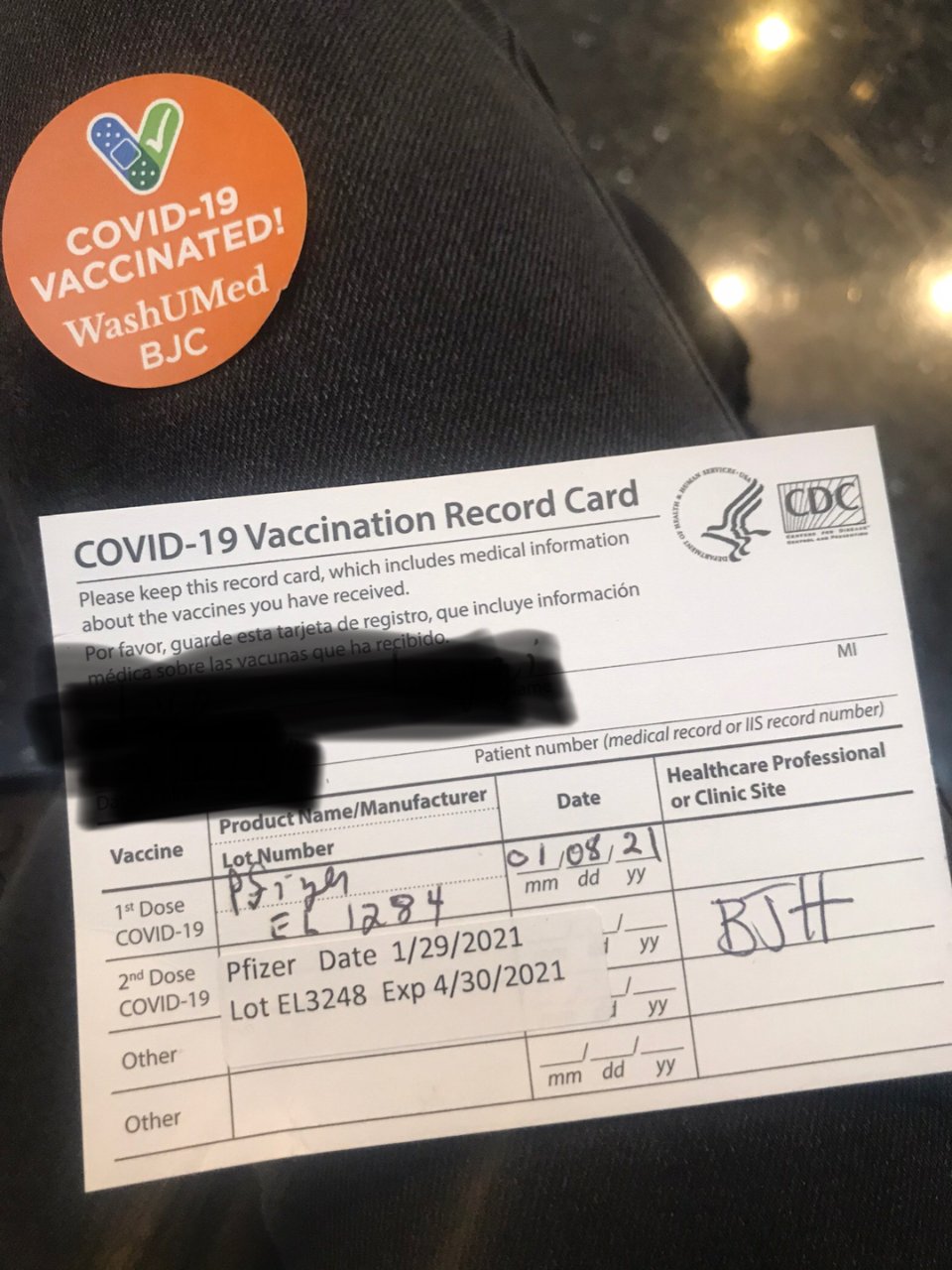 我打了疫苗-辉瑞新冠疫苗第二针...