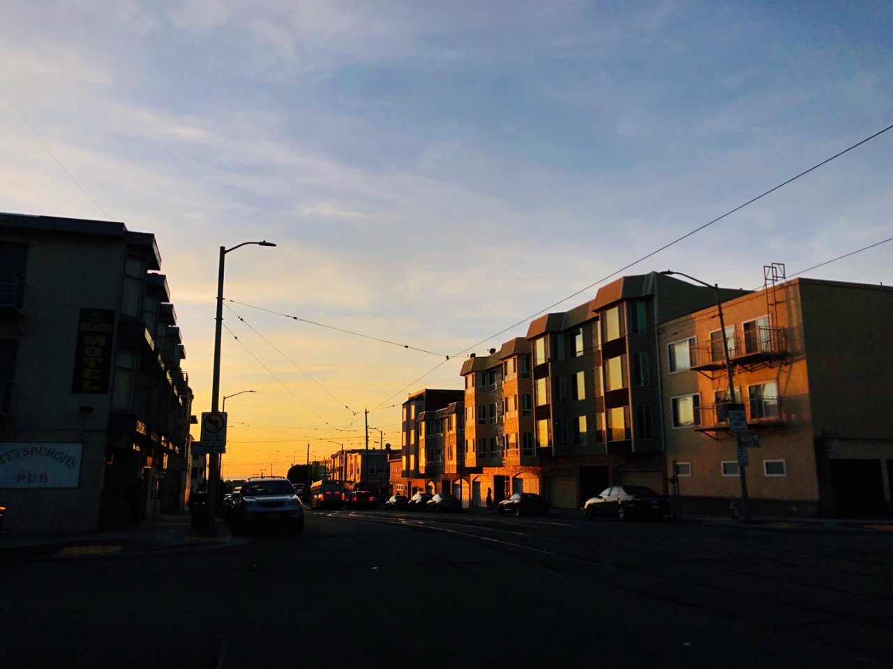 旧金山的日落·爱了....