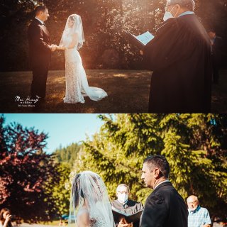 婚礼摄影｜疫情下的西雅图户外结婚仪式...