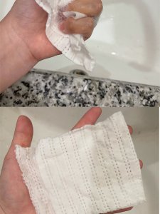 任何肤质适用的“洗脸巾+洗面奶”二合一洁面巾