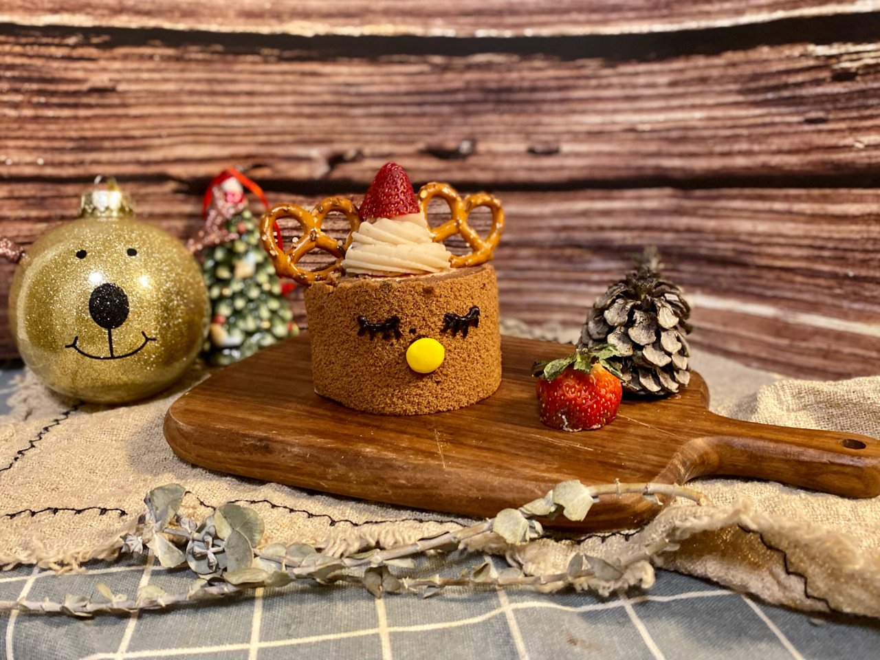 圣诞预热🎄麋鹿🦌摩卡蛋糕卷🍰 +1000...