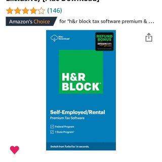 H&R Block Premium + State 2020 [Mac Download]