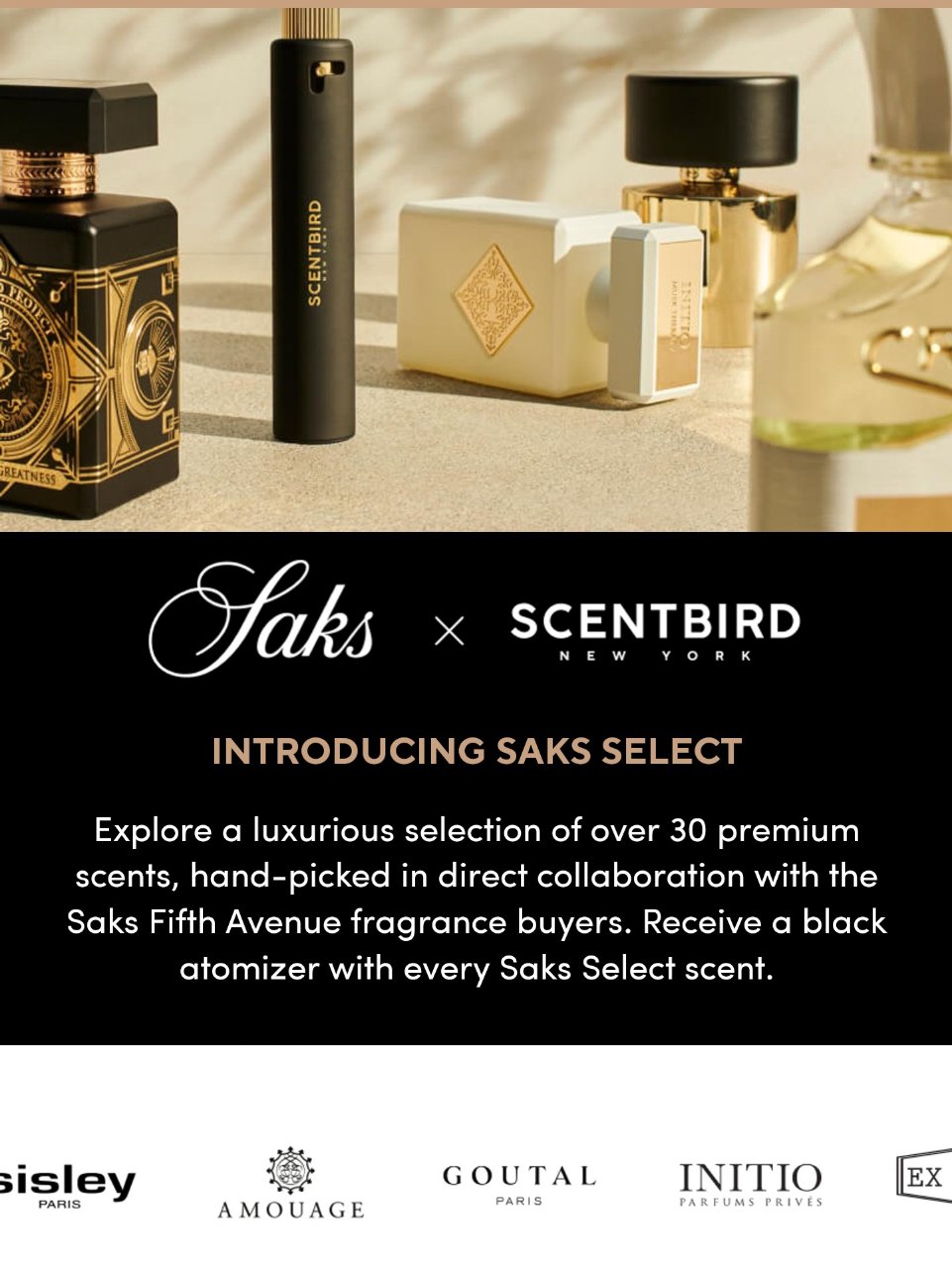 Scentbird x Saks