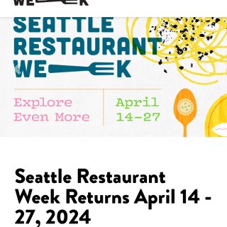 西雅图餐厅周2024春季强势归来...