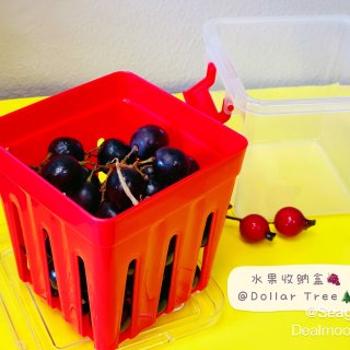 $1 🛒一元店淘宝：贴心实用的水果收纳盒...