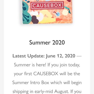#14 Causebox Summer ...