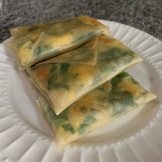 春卷皮版韭菜盒子🥰...