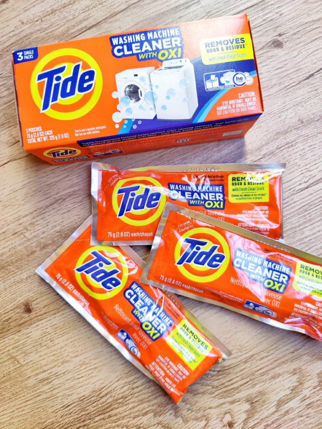 买一送一的Tide洗衣机清洁粉