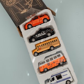 Amazon 亚马逊,18.29美元,KIDAMI Die-Cast Metal Toy Cars Set of 5