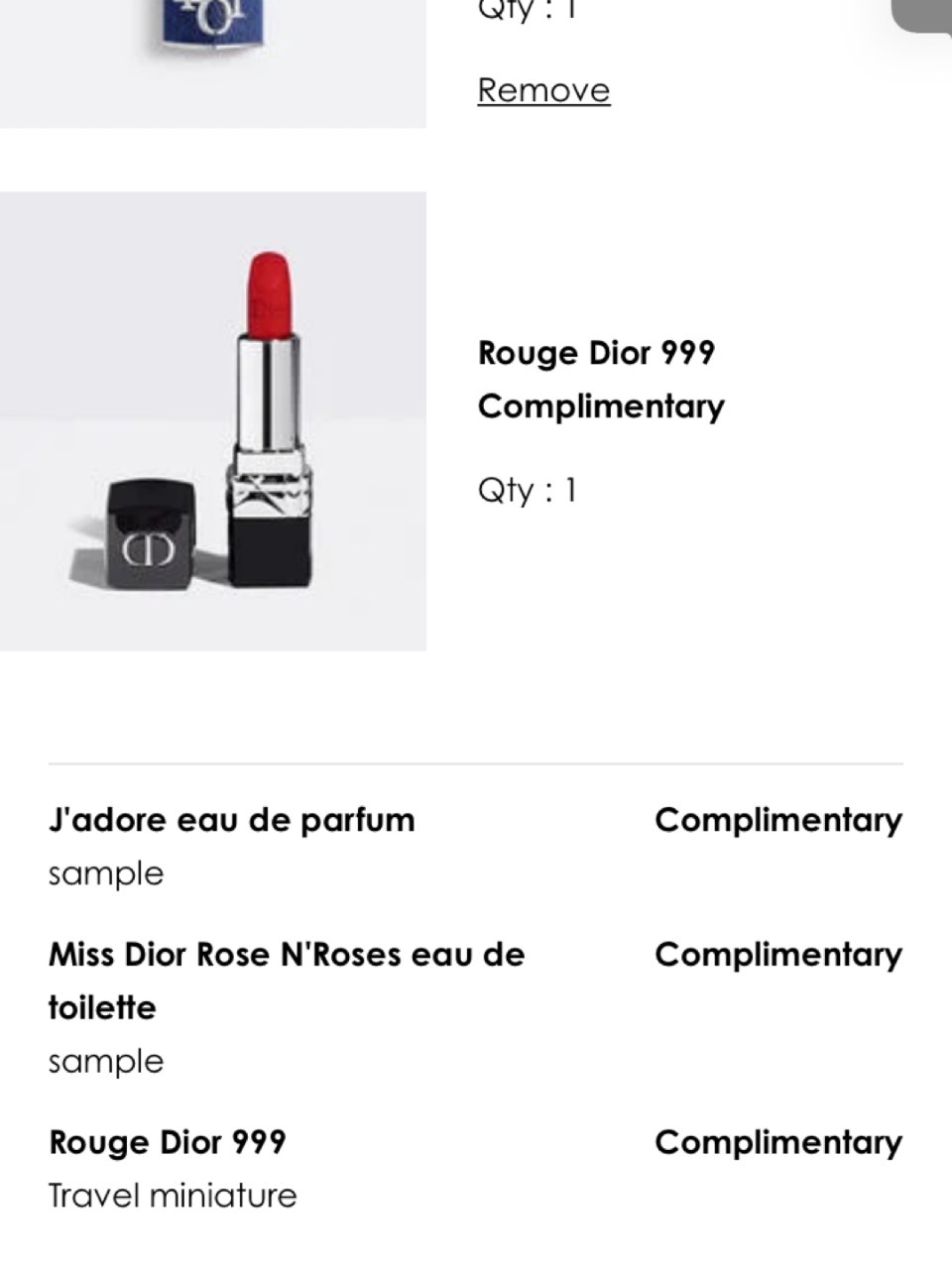 Dior任意单送999口红+999min...