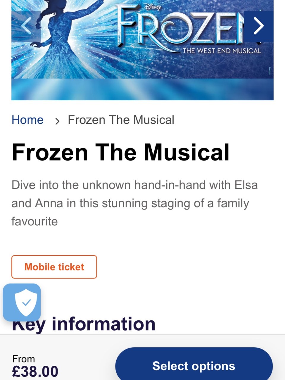 £11 冲到Frozen音乐剧是我没想到...