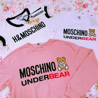 #3.7折Moschino 小熊短袖+卫...