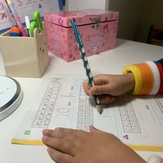 学习握笔写字的好铅笔...