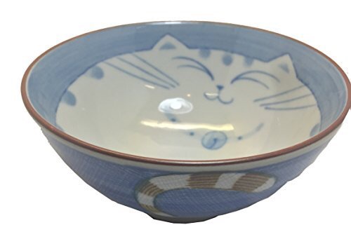 JapanBargain 日式猫咪花纹瓷碗