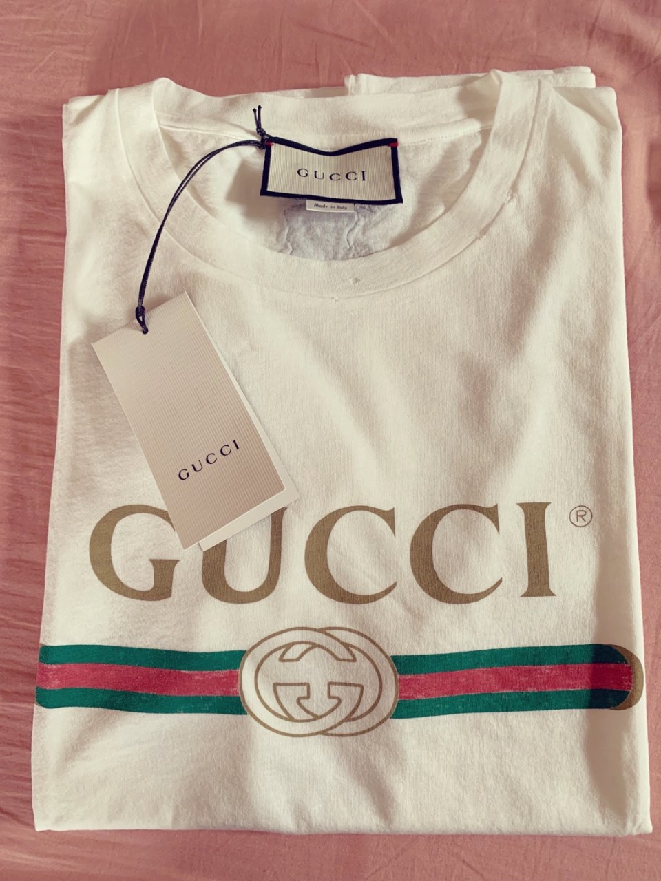 Gucci 经典logoT恤 $375