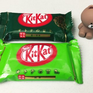绿茶vs浓绿茶 KitKat巧克力...